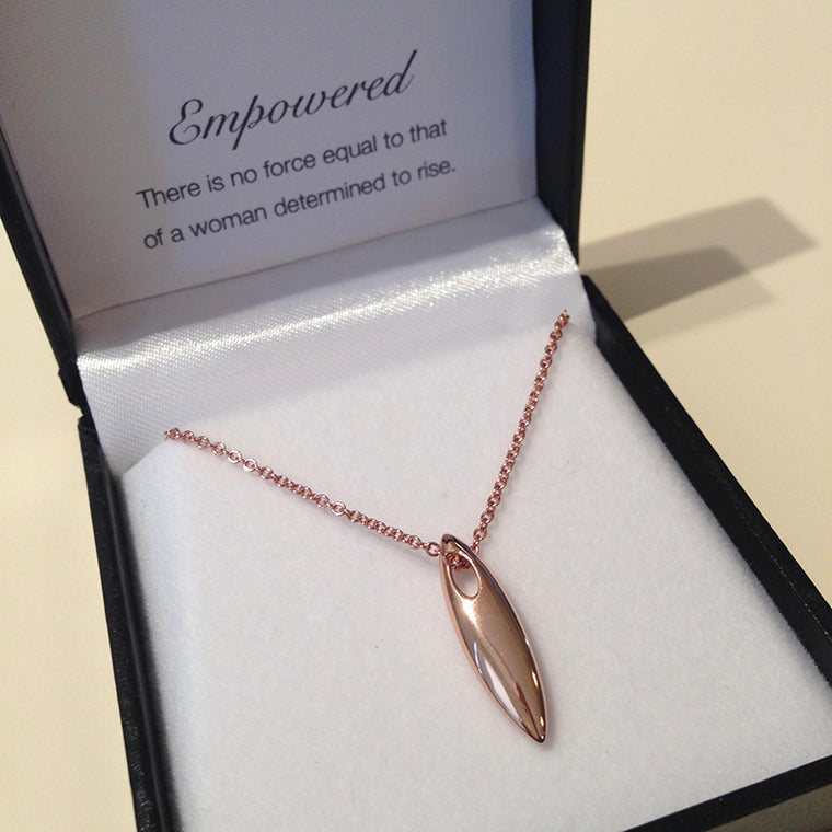 Empowered Rose Gold Vermeil Necklace