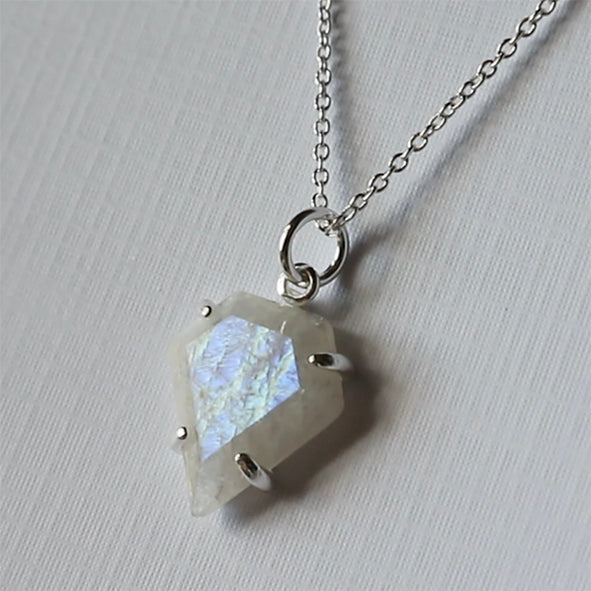 Dream - Moonstone Sterling Silver Necklace Australian Designed and owned jewellery collection