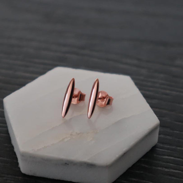 Empowered Rose Gold Vermeil Earrings